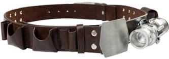 Finbald Mens Black Belt Halloween Costume for Adults