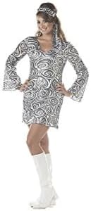 California Costumes Womens Sexy Disco Diva Dress Costume