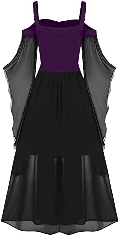 High Waist Gothic Punk Dress Boho Set