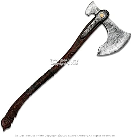 36 War Viking Axe Cosplay Prop Kratos Game-Accurate