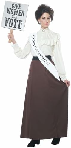 California Costumes Womens English Suffragette Costume