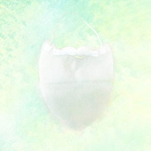 White Santa Beard Fake Facial Hair Costume Accessory