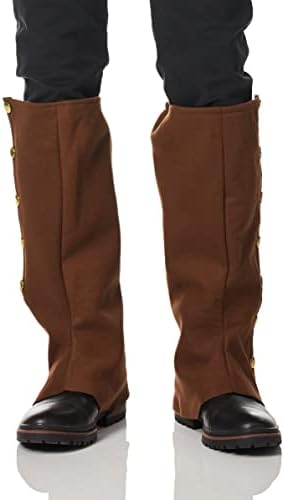 Mens Steampunk Suede Spats Costume