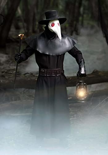 Fun Costumes Plague Doctor Mesh Costume Men with Vinyl Accessories