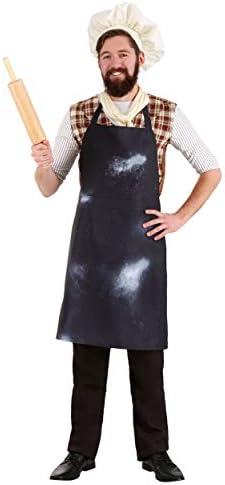 Mens Fairytale Baker Costume Easy to Wear Clothing Accessories