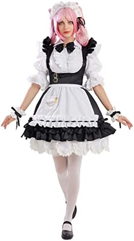 Game Cosplay Maid Dress Set