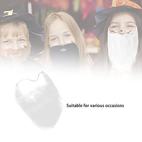 Funny Fake White Mustache Beard for Parties and Costumes