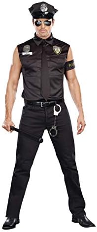 Dreamgirl Adult Mens Cop costume with details
