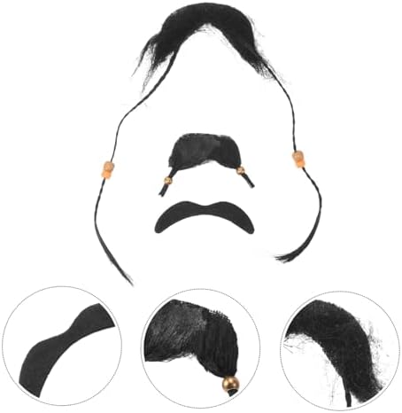3pcs Realistic Pirate Beard Cosplay Tools