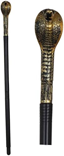 Mens Pharaoh Costume Set - Royal Egypt Headpiece Cane - Halloween More