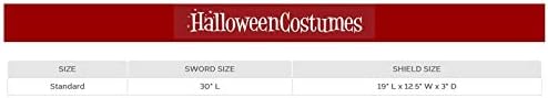 Fun Costumes Valiant Knight Sword Shield Set
