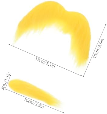 MUCKLILY 2-Pack Fake Beards for Men