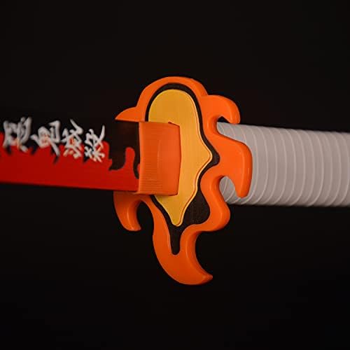 Rengoku Kyoujurou Samurai Katana Plastic Toy for Costume Play Halloween Cosplay Gift