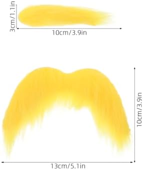 MUCKLILY 2-Pack Fake Beards for Men