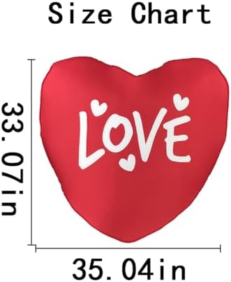Adults Red Heart Dress Up Costume