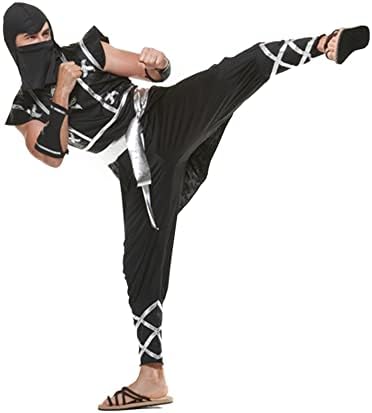 Ninja Costume Men Japanese Dragon Swordman
