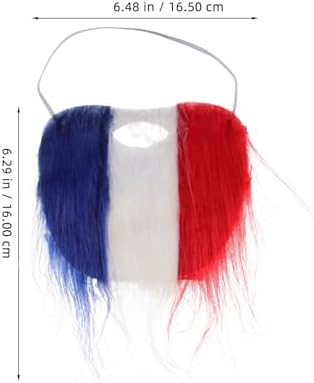 OATIPHO Fake Bead Mustache for Cosplay Halloween Patriotic