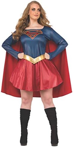 Super Girl TV Show Costume Dress for Women Adult Size