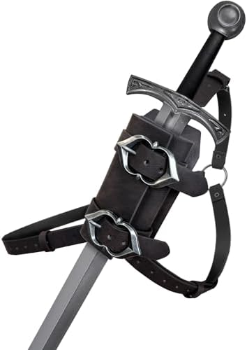 Authentic Medieval Faux Leather Adjustable Sword Holster Roleplayers Best Friend