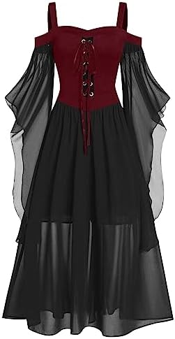 FONMA Retro Batwing Dress