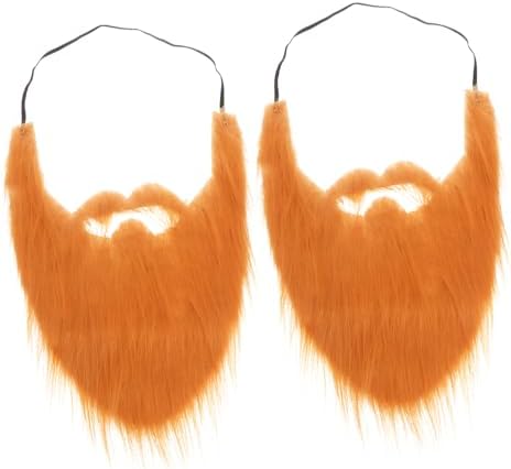 VALICLUD Fake Beards 2-Piece Realistic Masquerade Costume for Adults