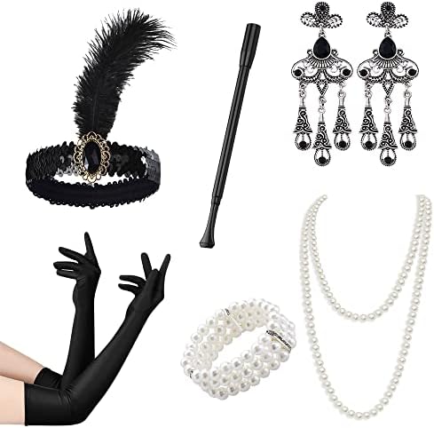 1920s Flapper Accessories Set - Vintage Design
