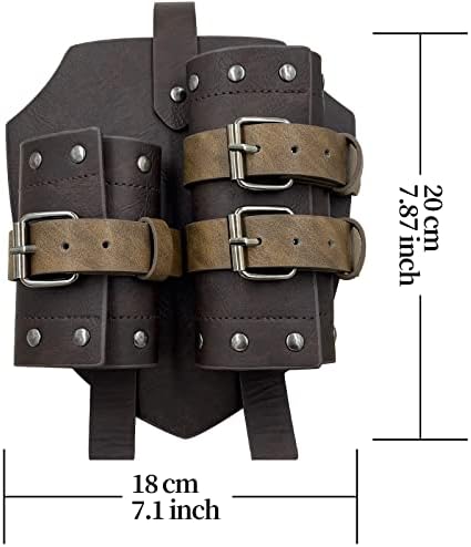 HiiFeuer Adjustable Faux Leather Holster for LARP