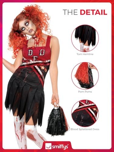 Smiffys Womens Horror Cheerleader Costume