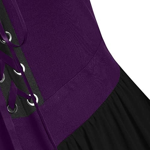 High Waist Gothic Punk Dress Boho Set