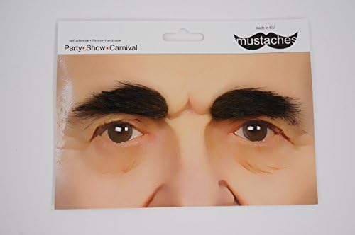 Real False Mustaches for Adults Novelty Eyebrows Easy-On Reusablemultiple Times