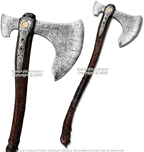 36 War Viking Axe Cosplay Prop Kratos Game-Accurate
