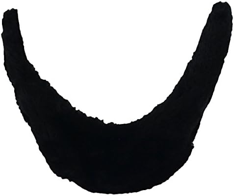 Treasure Gurus Fake Black Facial Hair Farmer Lincoln Beard Halloween Costume Prop
