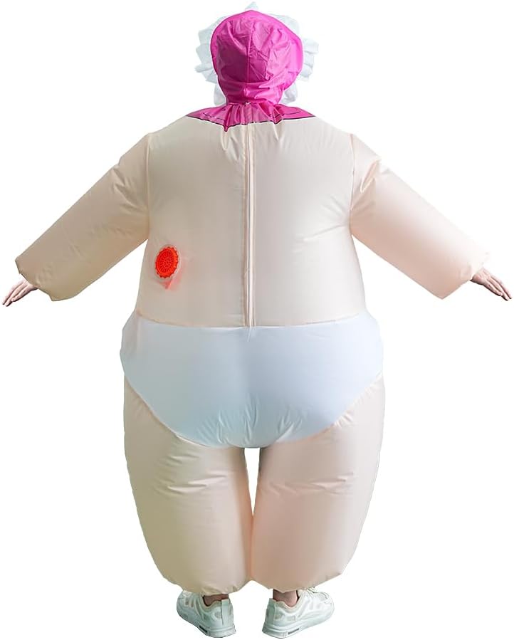 Easily Transform into an Adult Inflatable Baby Costume