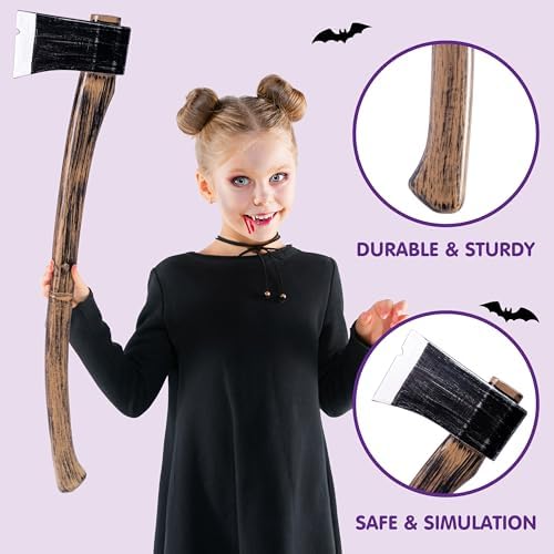 27-inch Spooktacular Foam axe perfect for Halloween cosplay