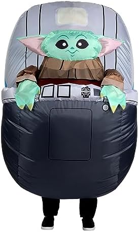 Star Wars Adult Inflatable Grogu CostumePram Set
