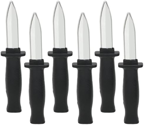 Halloween 6-Piece Plastic Artificial Knife Trick Pack