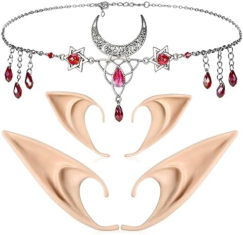 FRESHME Elf Ears and Headpiece Set - 2 Pairs