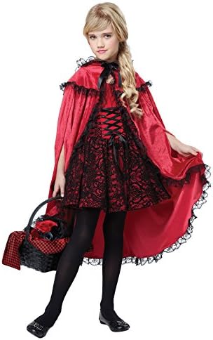 California Costumes Girls Deluxe Red Riding Hood Costume