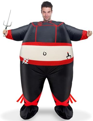 Halloween Chubby Ninja Costume for Adults