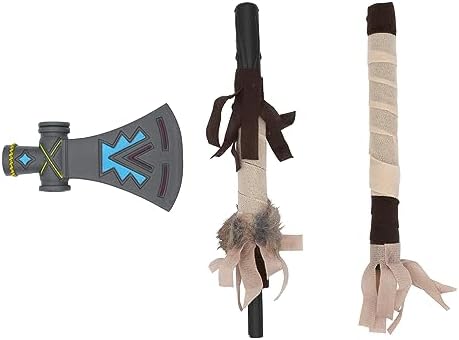 Nicky Bigs Novelties 17-Inch Fake tribal hatchet axe costume prop