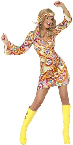 Smiffys Womens 1960s Hippy Costume Set