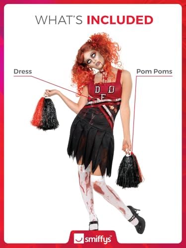Smiffys Womens Horror Cheerleader Costume