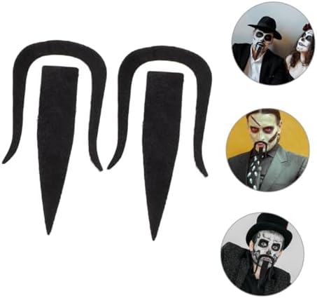 GALPADA Fake Mustache Bead for Adults Shaggy Costume Party Accessories