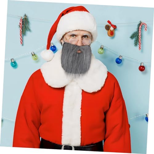 M Festive Realistic Santa Beard Costume Prop for Men