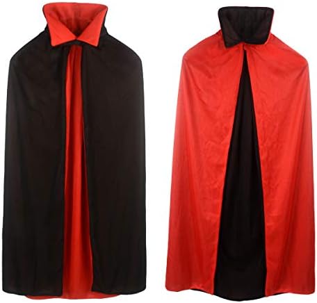 Goth Devil Pirate Reversible Double Sided 35 Cloak