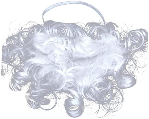 GALPADA Fake Beard Halloween costume - White Role Play beard Costume