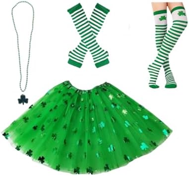 80s-Themed Shamrock Costume for Women