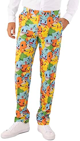 Pokemon Slimmest Fit Mens Costume Sleek and Stylish Made in USA
