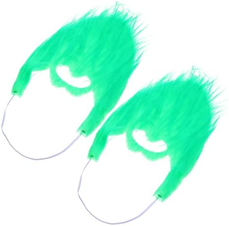 St Patricks Day fake beards 2Pcs costume set for festive celebrations