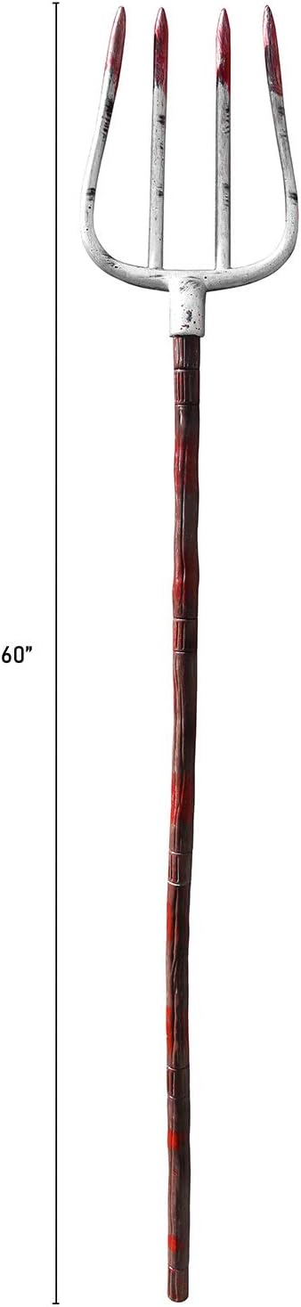 Lengthy Standout Adult Trident Pitchfork costume prop